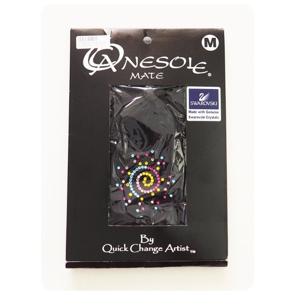!! NEW Onesole Mate Deluxe Spiral Swarovski Crystal Top sz M